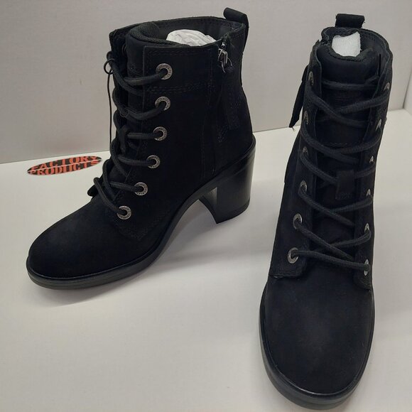 GENUINE HARLEY DAVIDSON Women's Corby Black 4.5Inch Fashion Boots D15000 - Picture 3 of 6